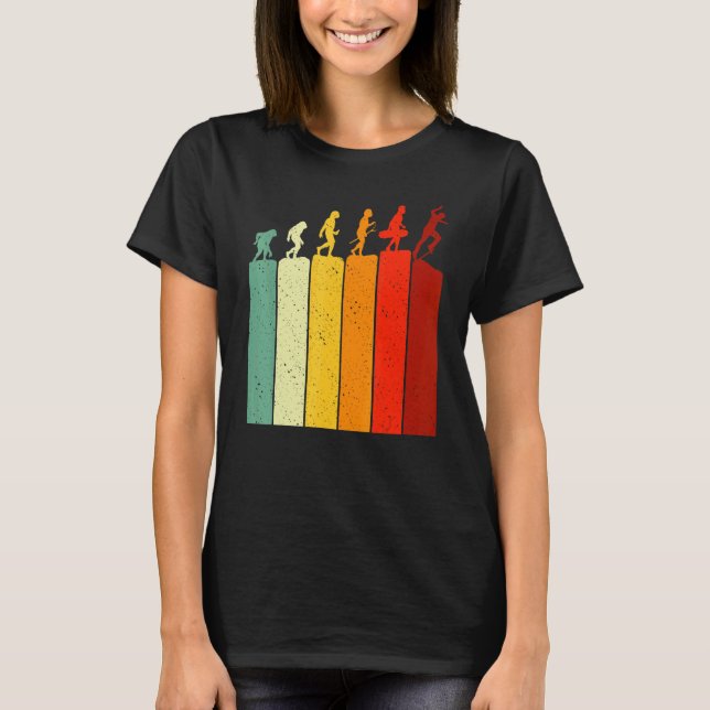Evolution Skateboard Mountain For Skateboarders Me T-Shirt (Front)