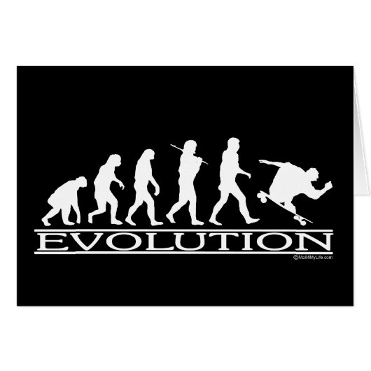 Evolution - Skateboarding - Male Cards (Front Horizontal)