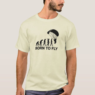 Evolution Skydiving born to fly T-Shirt