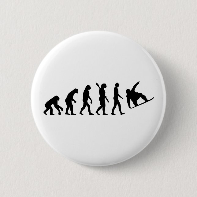 Evolution snowboarding button (Front)