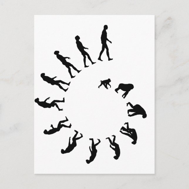 Evolution Spiral Postcard (Front)