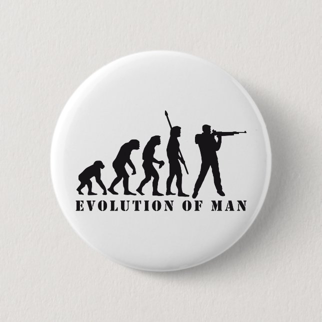 evolution sport shooter pinback button (Front)