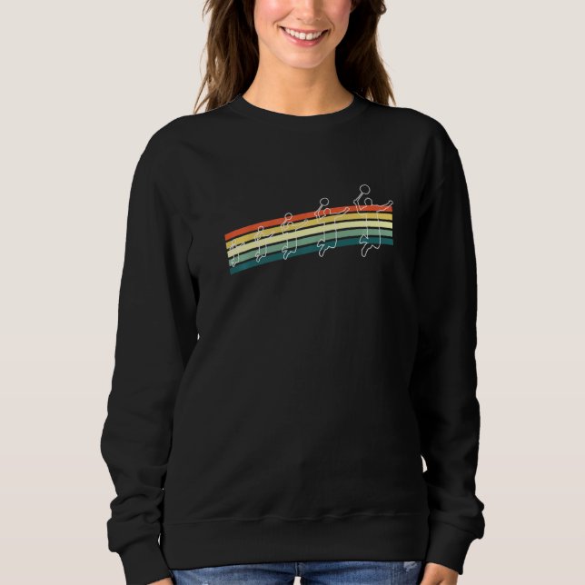 Evolution Squash Player Racket Racquets Backhand F Sweatshirt (Front)