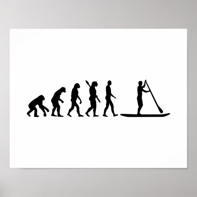 Evolution Stand up paddling Poster (Front)