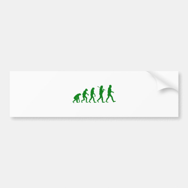 Evolution Standard - Green Bumper Sticker (Front)
