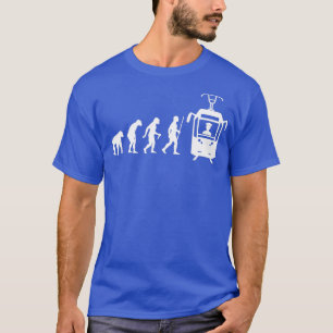 Evolution Streetcar Driver Tram Occupation T-Shirt