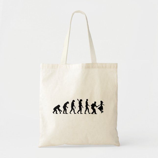 Evolution swing dance tote bag (Front)