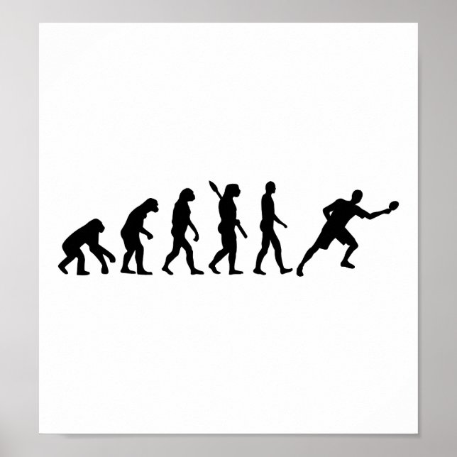 Evolution Table tennis ping pong Poster (Front)