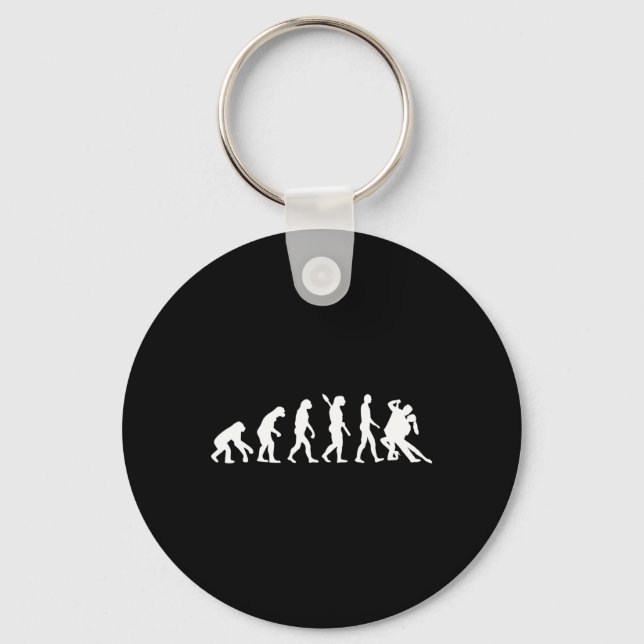 Evolution Tango Dancing  Keychain (Front)