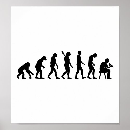 Evolution Tattoo artist Poster