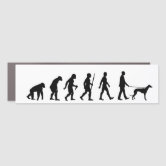 I Love My Aussie Australian Shepherd Dog Magnet - Scribble Paw Design, 5.5"