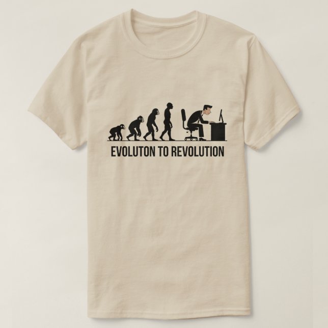 EVOLUTION to REVOLUTION T-Shirt (Design Front)