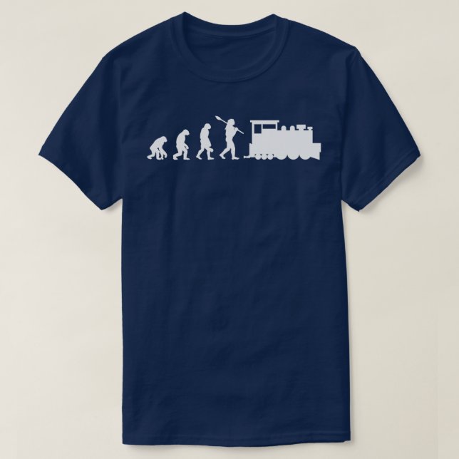 Evolution Train Conductor Trains 1 T-Shirt (Design Front)