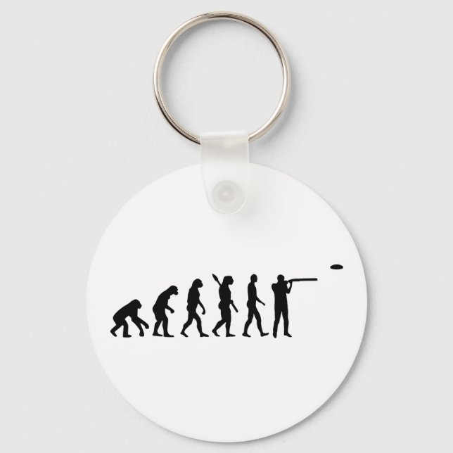 Evolution trap shooting keychain (Front)