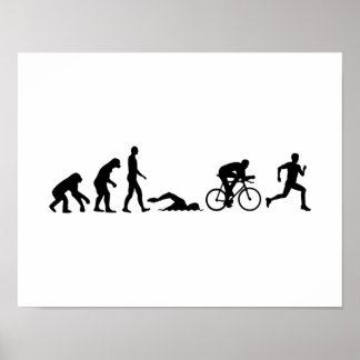 Evolution triathlon poster
