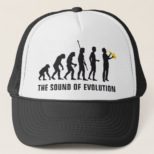 evolution trucker hat