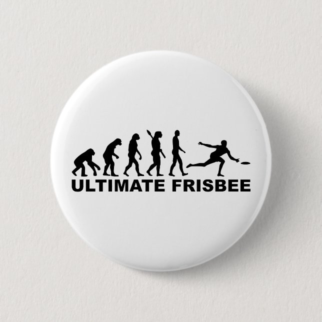 Evolution Ultimate Frisbee Button (Front)