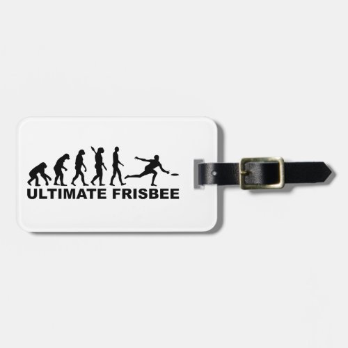 Evolution Ultimate Frisbee Luggage Tag