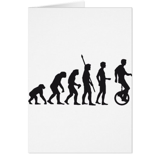 evolution unicycle cards (Front)