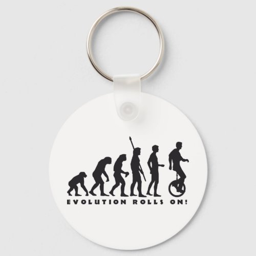 evolution unicycle keychain