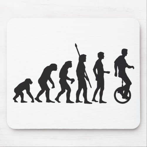 evolution unicycle mouse pad