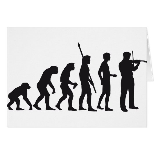 evolution violin cards (Front Horizontal)