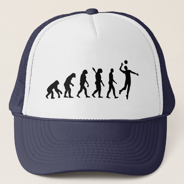 Evolution Volleyball player Trucker Hat (Front)