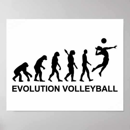 Evolution Volleyball Poster