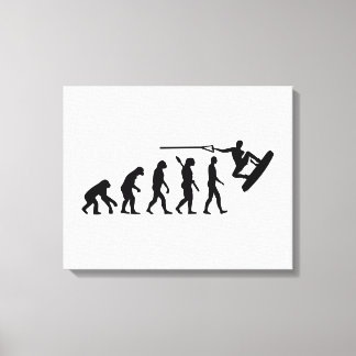 Evolution Wakeboarding Canvas Print