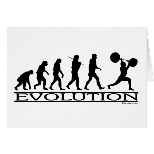 Evolution - Weight Lifter Cards (Front Horizontal)