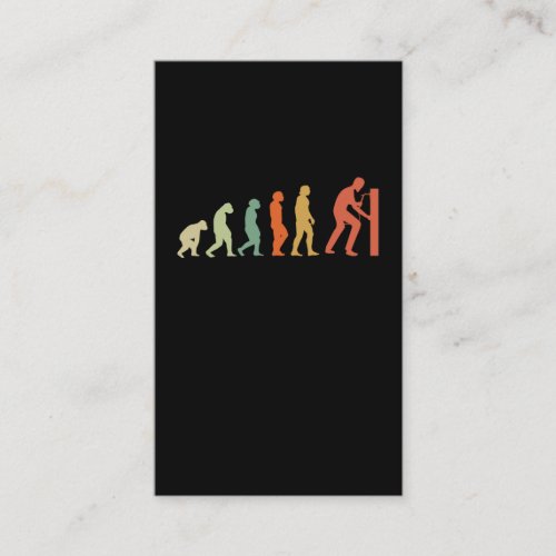 Evolution Welder Retro Craftsman Business Card