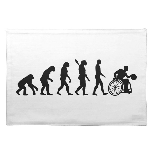 Evolution wheelchair basketball placemat (Front)
