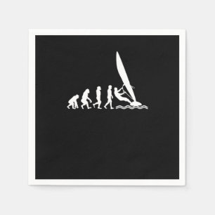 Evolution Windsurf Water Sports Sailing Sailboardi Napkins