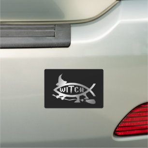Evolution - Witch Car Magnet