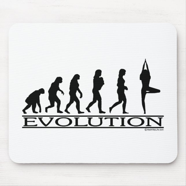Evolution - Yoga Mouse Pad (Front)
