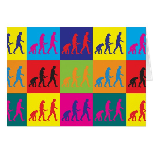 Evolutionary Biology Pop Art Cards (Front Horizontal)