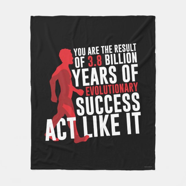 Evolutionary Success Fleece Blanket (Front)