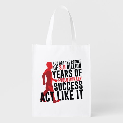 Evolutionary Success Grocery Bag