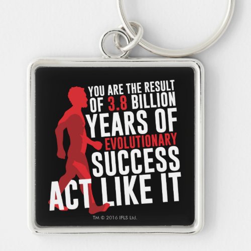 Evolutionary Success Keychain