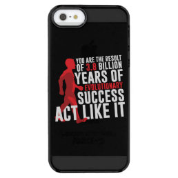 Evolutionary Success Clear iPhone SE/5/5s Case