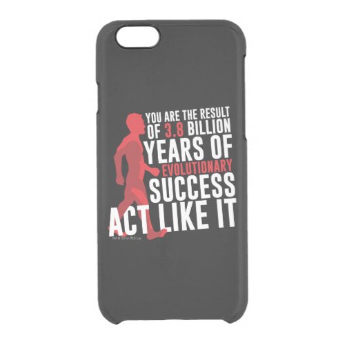 Evolutionary Success Clear iPhone 66S Case