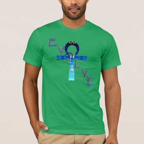 Evolve Ankh Mens T_Shirt