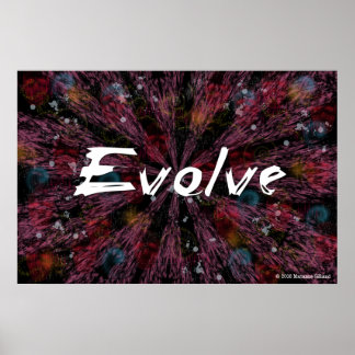 Evolve Art Poster