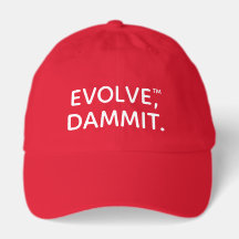 EVOLVE,  DAMMIT.™ Mock MAGA hat