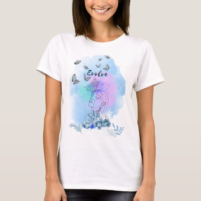 "Evolve: Embrace Your Transformation" T-Shirt (Front)