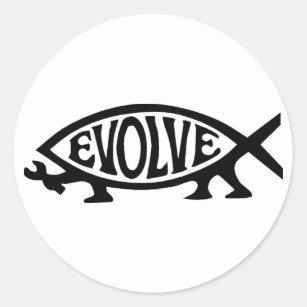Evolution Fish Stickers - 26 Results
