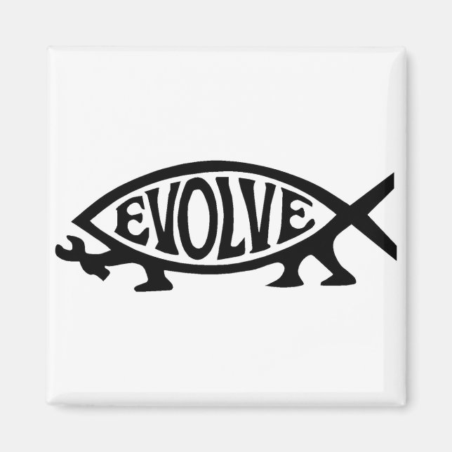Evolve Fish Magnet (Front)