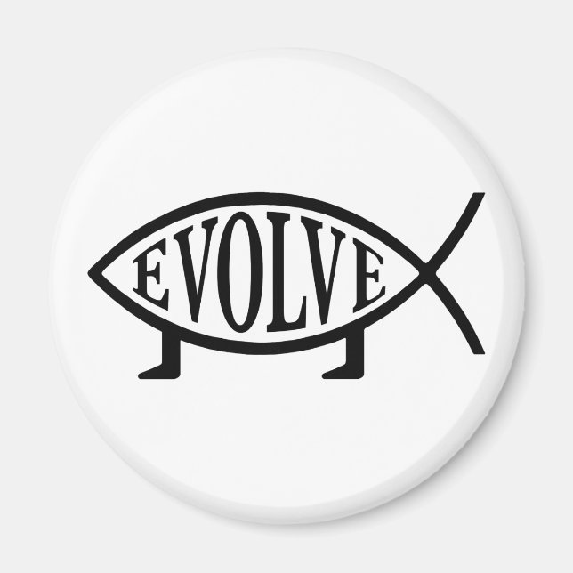 Evolve Fish Magnet (Front)