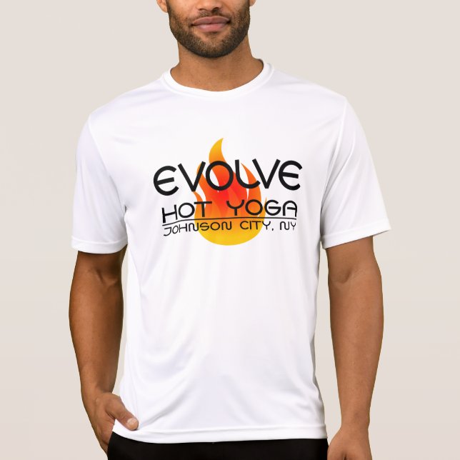 Evolve Hot Yoga JC & OM T-Shirt (Front)