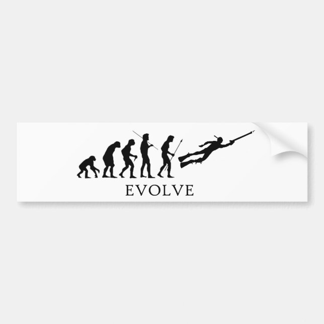Evolve Spearfishing Bumper Sticker (Front)